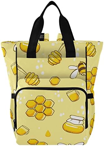 Slatke leteće pčele pelene ruksak backpad dječaka ruksak backpack bag bag multifunkcijski putnik zadnje pakovanje sa izoliranim džepovima za dječake za djecu