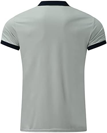 XXBR patentni polo majice za muške, ljetni prugasti tanak fit kratki rukav majica Poslovni povremeni vrhovi za rad