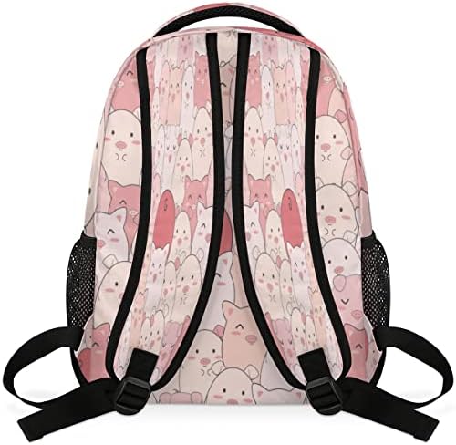 Vesele svinje za laptop ruksak putnička torba Osnovni izdržljivi dnevni pasak velikih kapaciteta Turistička oprema Pribor za muškarce