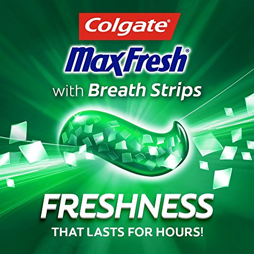 Colgate Max fresh pasta za izbjeljivanje zuba sa Mini trakama za disanje, Clean Mint - 6 unci
