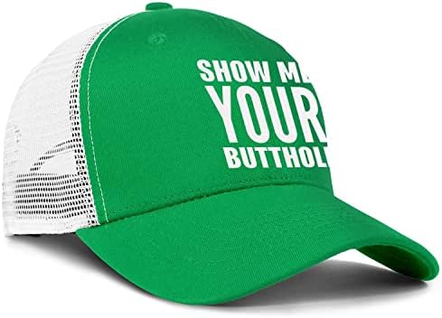 Pokažite mi tu bejzbol kapu za Butthole za Unisex-klasične mrežaste kamionske kape podesive Snapback kape