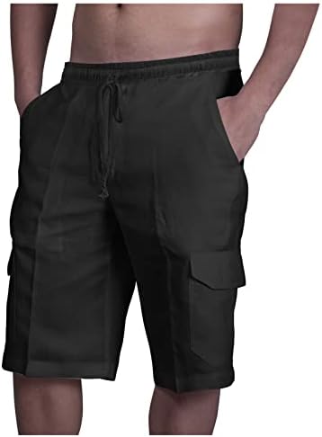 RTRDE CARGO HLATS-a za muškarce Ležerne prilike pamučne kratke hlače Multi džep Tether Fitness vježbanje hlače Radne gaćice