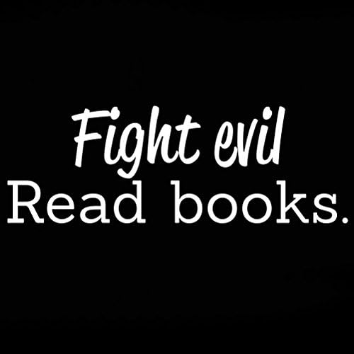 Smiješna borba protiv zla Čitanje knjiga 8 Vinil naljepnica naljepnica