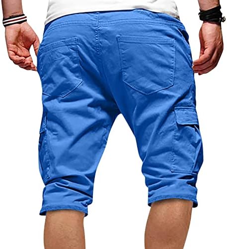 Teretne kratke hlače, muške ljetne casual na otvorenom casual patchwork džepovima kombinezone sportske alate za alate