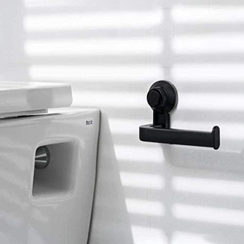 ZLDXDP Kuhinja kupatilo WC držač papira Učer za skladištenje usisne čaše Zidni nosač za uklanjanje nosača za postavljanje koluta ili