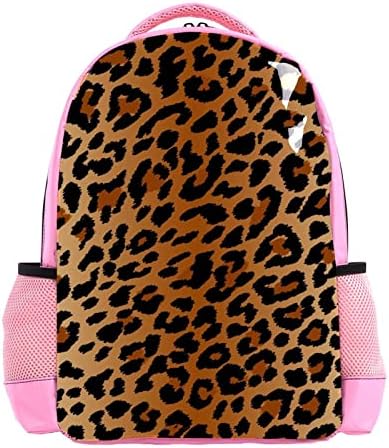 VBFOFBV ruksak za žene Daypack backpad bagera za laptop Tražena Torba, smeđa Leopard Print Vintage Modern Art