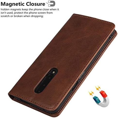 iCoverCase za OnePlus 7 Pro novčanik slučaj, Premium PU Magnetic kožna kartica Slots Holder nositi Kick značajka Flip Cover Case za