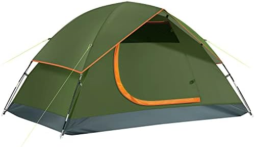 Ciays šator za kampiranje, vodootporni porodični šator sa uklonjivom torbom Rainfly i torbom za nošenje, lagani šator sa kočićima