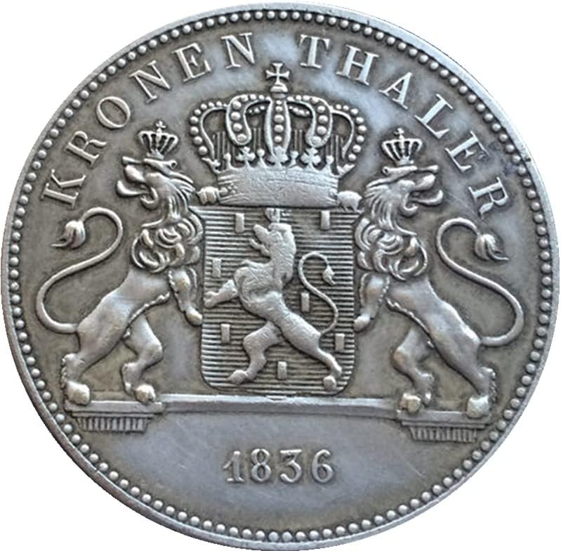 1836 njemački novčići bakarni srebrni antikni novčići kovanice kovanice za rukovanje kolekcijom