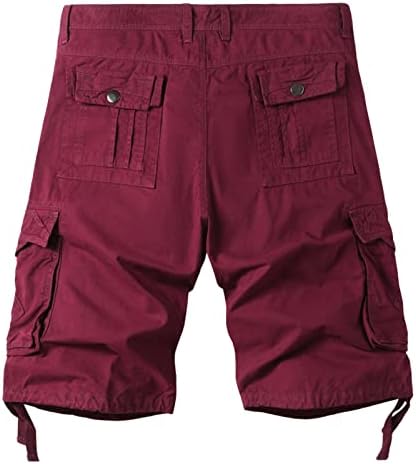 Muški kratke hlače Ležerne prilike, Muški teretni kratke hlače opušteno fit kratki vanjski multi-džepni pamuk