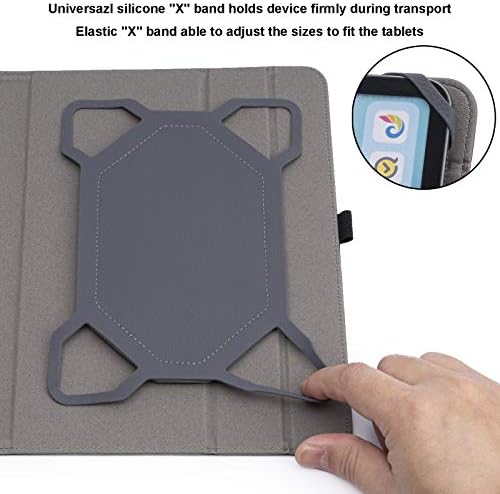 Wanlijin Universal tablet futrola, zaštitni poklopac folija futrola za 7-8 inčni android tablet dodirnog zaslona, ​​sa 360 stupnja
