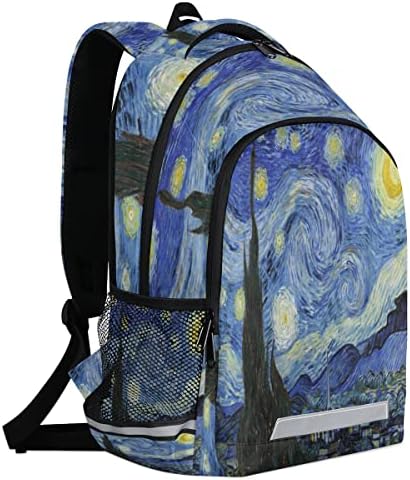Sažetak Galaxy ruksaci za dječake Djevojke backpad backpack školski ruksak ruksak za knjige s prijenosnim pregradom Ulje za ulje Slikarstvo