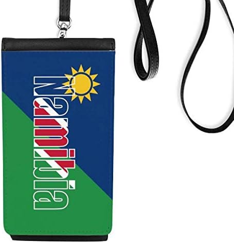 Nabia Country Zastava Naziv Telefon novčanik torbica Viseće mobilne torbice Crni džep