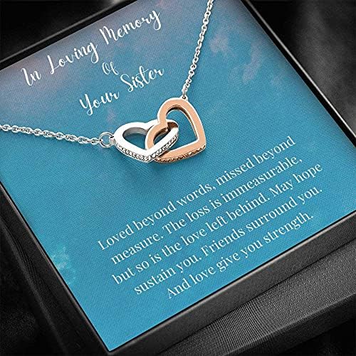 Nakit od generičke poruke, ručno rađena ogrlica - personalizirana ogrlica za međusobno zaključavanje, u ljubavnom sjećanju na vašu