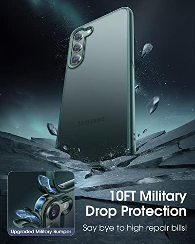 Casekoo originalni zvaničnik za Samsung Galaxy S23 Plus Slučaj Prozirni tvrdi stražnji i meki branik, zaštitni tanak tanki S23 Plus