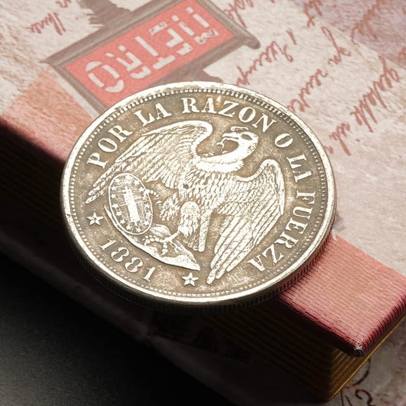 1881 Meksički orao ocean srebrni dolar stranim novčićima starinski srebrni okrugli evropski i američki srebrni kolibi za kovanice