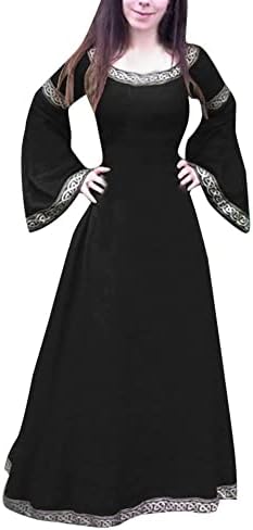 Noć vještica za žene, vintage renesansne seljačke haljine srednjovjekovne regency plus veličina balj rukave