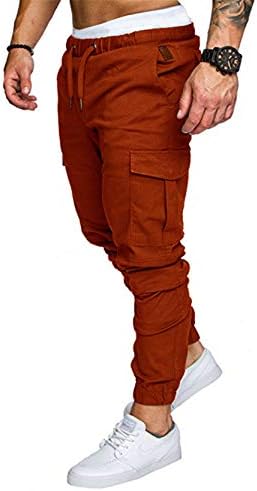 Muška ležerna teretana trenerske hlače sužene dukseve sa džepovima Elastične strukske vučne vrećice