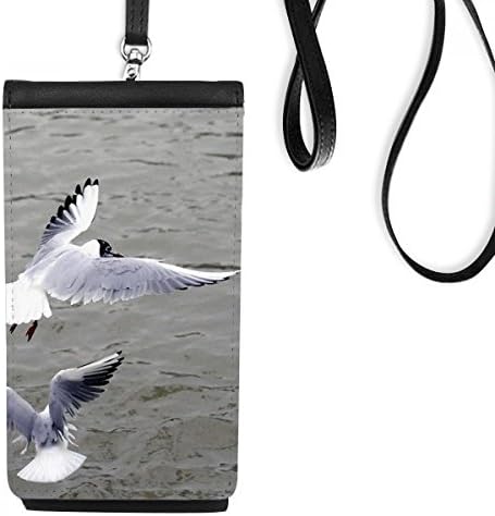 Ocean Water Sea ptica nauka Nature Slika Telefon novčanik torbica Viseći mobilni torbica Crni džep