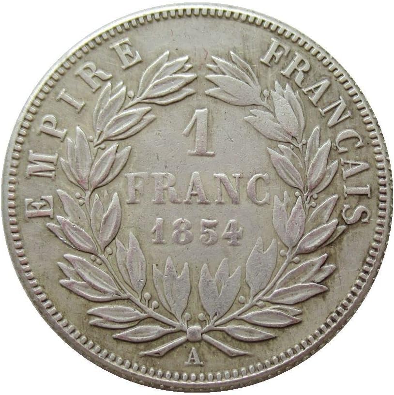 1 Franc 1853-1863 Francuski franc confic Copy Coin