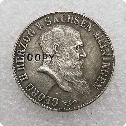 Njemačka 2 Mark Zwei Reichsmark 1901 Deutsches Reich Coin Rijetki kopija Komemorativne kovanice Kopirajte poklon za njega