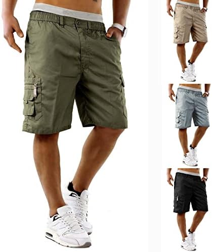 Firero muške lagane multi džepne casual ležerne hlače na otvorenom sa dugmetom sa patentnim zatvaračem