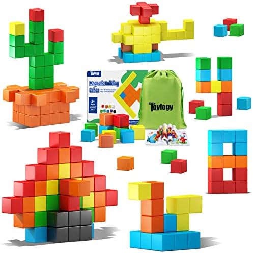 48kom magnetni blokovi za malu djecu igračke, velike magnetne kocke igračke za senzorno STEM obrazovanje predškolske magnetne igračke