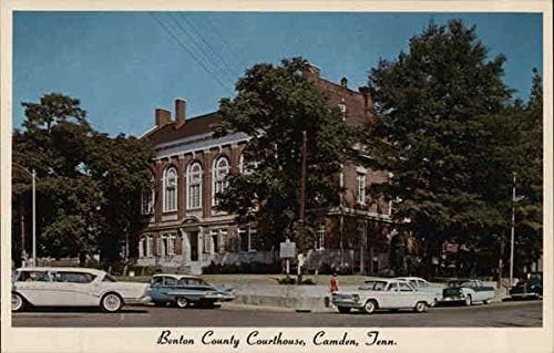 Sudnica okruga Benton Camden, Tennessee TN originalna Vintage razglednica