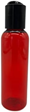 2 oz crvene kosmo plastične boce -12 Pakovanje Prazno punjenje boca - BPA Besplatno - Esencijalna ulja - aromaterapija | Crna prešana