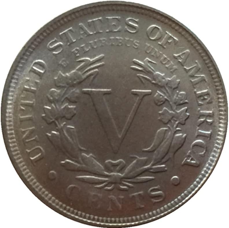 21mm1902 Američki 5-cent od nikla od mesinganih niklovanih antički zanati inozemnih komemorativnih kovanica