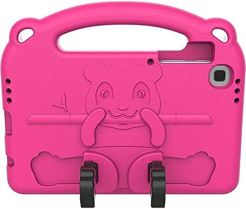 Saharacase Tedddy Bear KidOff Case za Samsung Galaxy Tab A7 Lite [Shoofoff Brack] Čvrsta zaštita dece Antislip Kickstand