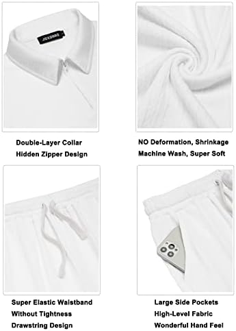 JoZorro muške Polo majice i kratke hlače Set trenerke modni ležerni ljetni 2 komadni Outfiti za muškarce