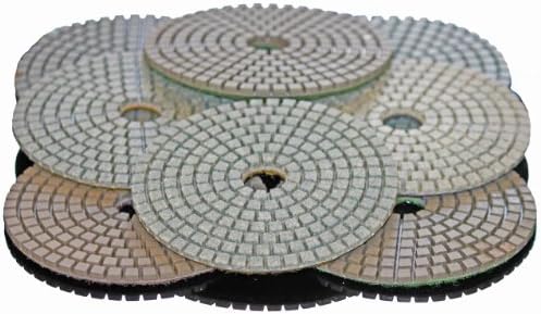 Stadea PPW242B 6 dijamantski jastučići za poliranje Set za betonsko Mramorno kamenje Terrazzo granitno poliranje podova