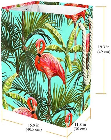 19.3 Samostojeća korpa za veš prljava korpa za odeću sklopiva za rasadnik u domaćinstvu univerzitetski stan ured Tropski Flamingo