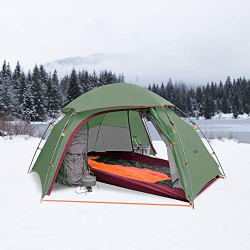 KAZOO vodootporni šator za ruksak Ultralight 1/2 osobe lagani šatori za kampiranje 1/2 ljudi šatori za planinarenje aluminijumski okvir dvostruki sloj