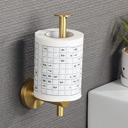 Alise Toaletni papir Držač kupaonica Wall Mount papirna ručni ručnik Skladište za pohranu, GKN1700-G SUS304 od četkica od nehrđajućeg čelika