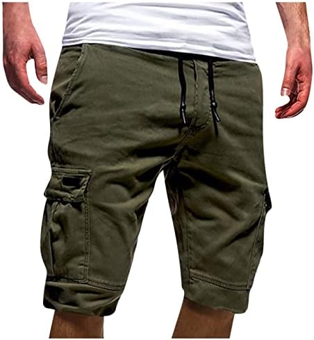 Teretne kratke hlače za muškarce opušteno fit, muško ljetno casual na otvorenom casual patchwork džepovima kombinezone sportske alate