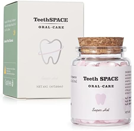 TeethSPACE tablete za pastu za zube bez Fluoridazzero Otpad丨eco-Prijateljski Sizeputna pasta za zube Veličine丨tsa Compliantreodličan