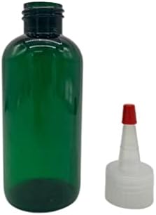Prirodne farme 4 oz Green Boston BPA Besplatne boce - 12 pakovanja Prazni spremnici za ponovno punjenje - Esencijalni ulji proizvodi