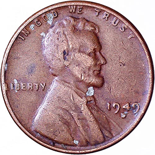 1949 d Lincoln pšenica cent 1c sajam