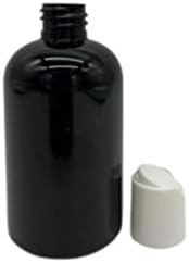 Prirodne farme 4 oz Black Boston BPA Besplatne boce - 6 pakovanja Prazni spremnici za ponovno punjenje - Esencijalni proizvodi za