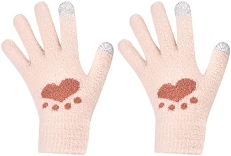 Baby Cartoon Gloves zimske ženske rukavice slatki crtani medvjed Studentska vuna pleteni ekran na otvorenom muški biciklistički topli