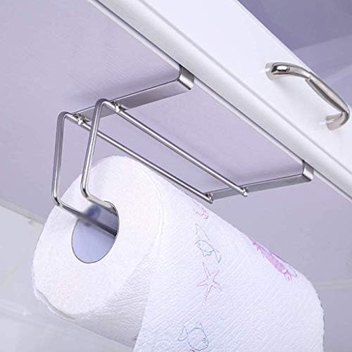 JYDQM papirna ručnik za ručnik, viseći nikakav bušenje ručnika za ručnik za kuhinjske ormare, kupaonicu i ostavu, nehrđajući čelik,