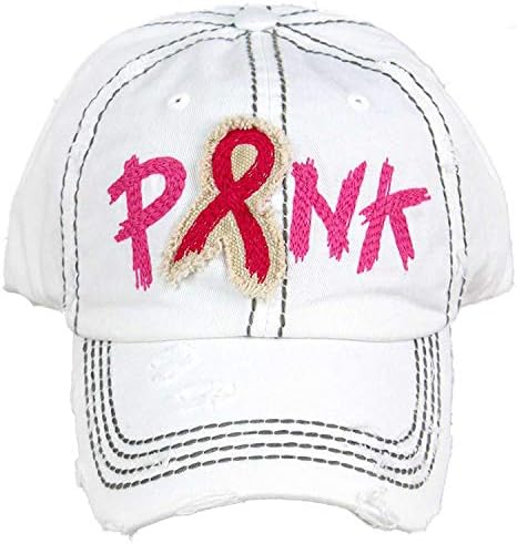 Ružičasta vrpca za ženska svijest Vintage bejzbol kapa