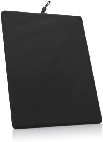 Boxwave Case kompatibilan sa Lilliput UM72 / C - baršunastom torbicom, meka velur tkanine torba sa crtežom - Jet crna