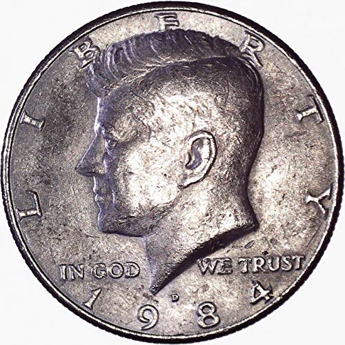 1984 D Kennedy Polu dolar 50C Veoma dobro
