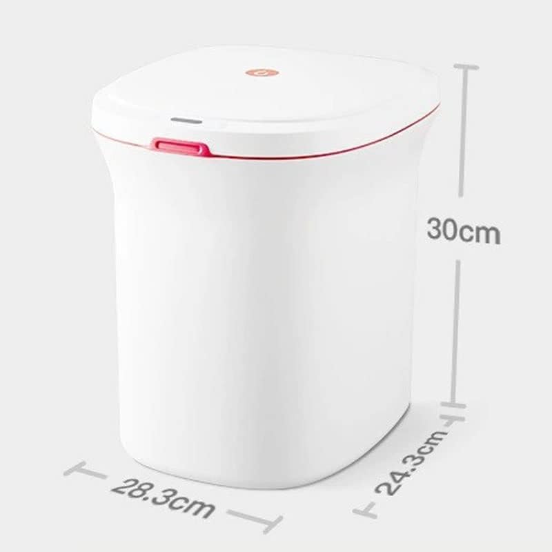 Xwwdp Smart Sensor kanta za smeće kuhinjska Kućanska automatska vodootporna kanta za smeće sa poklopcem toaletna kanta za smeće za