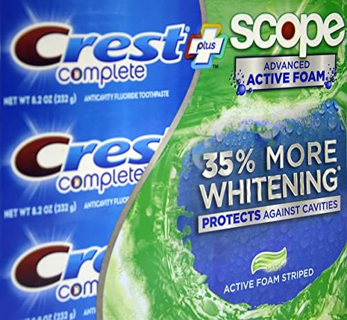 Crest Complete Whitening + obim Mint Outlast pasta za zube, 5 pk./ 7.3 oz