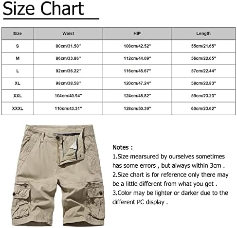 Teretne kratke hlače za muškarce, ljetne kratke hlače Muški kombinezoni casual capris ravna više džep