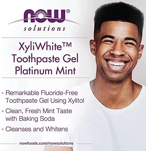 Sada rješenja, gel za zube Xyliwhite ™, platinasta metvica, čišćenje i izbjeljivanje, svježi ukus, 6,4 unca